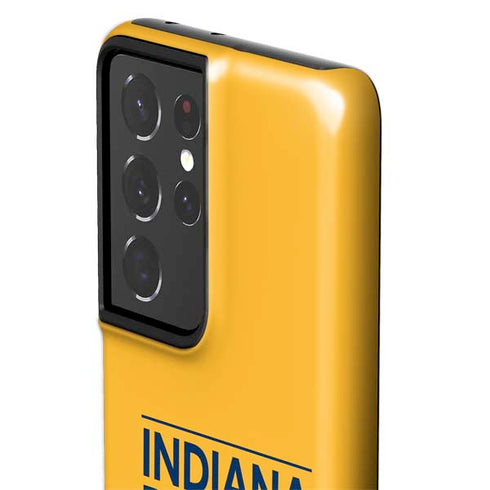 NBA Indiana Pacers Standard - Yellow Galaxy S21 Ultra 5G Pro Case