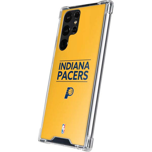 NBA Indiana Pacers Standard - Yellow Galaxy S24 Ultra Clear Case