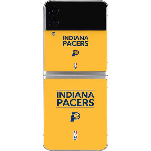 NBA Indiana Pacers Standard - Yellow Galaxy Z Flip3 5G Skin