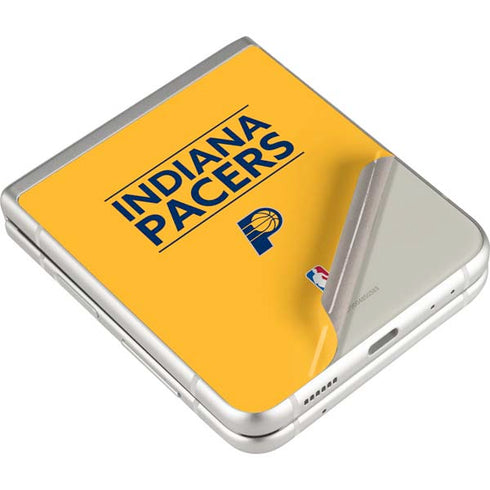 NBA Indiana Pacers Standard - Yellow Galaxy Z Flip3 5G Skin