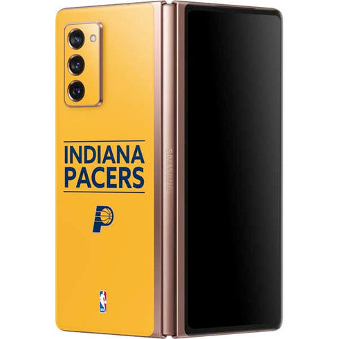 NBA Indiana Pacers Standard - Yellow Galaxy Z Fold2 5G Skin