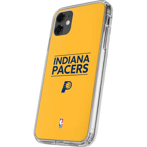 NBA Indiana Pacers Standard - Yellow iPhone 11 Clear Case
