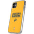 NBA Indiana Pacers Standard - Yellow iPhone 11 Clear Case