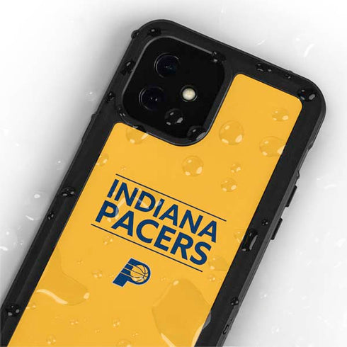 NBA Indiana Pacers Standard - Yellow iPhone 12 Mini Waterproof Case