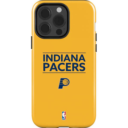 NBA Indiana Pacers Standard - Yellow iPhone 15 Pro Impact Case