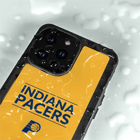 NBA Indiana Pacers Standard - Yellow iPhone 14 Pro Max Waterproof Case