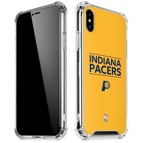 NBA Indiana Pacers Standard - Yellow iPhone XS Max Clear Case