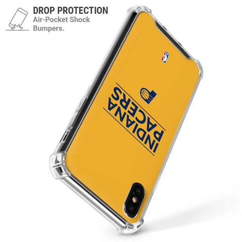 NBA Indiana Pacers Standard - Yellow iPhone XS Max Clear Case