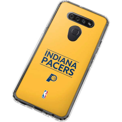 NBA Indiana Pacers Standard - Yellow LG K51/Q51 Clear Case