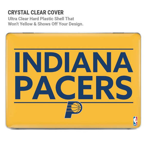 NBA Indiana Pacers Standard - Yellow MacBook Pro 15in (2016-19) Case plus Skin
