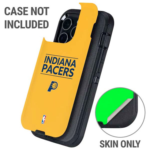 NBA Indiana Pacers Standard - Yellow Otterbox Defender iPhone Skin