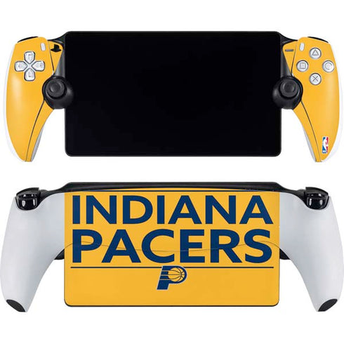 NBA Indiana Pacers Standard - Yellow PlayStation Portal Remote Player Skin