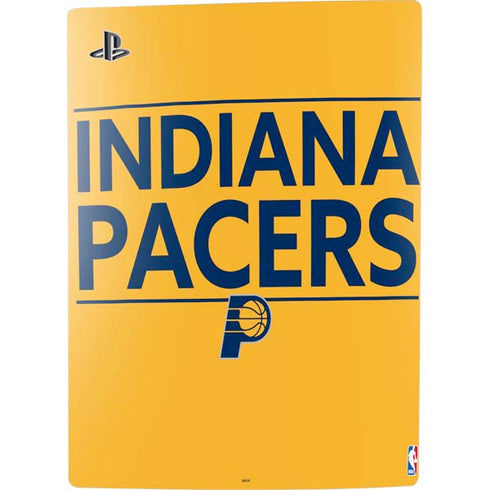 NBA Indiana Pacers Standard - Yellow PS5 Digital Edition Console Skin