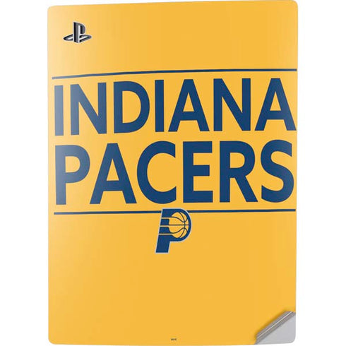 NBA Indiana Pacers Standard - Yellow PS5 Digital Edition Console Skin