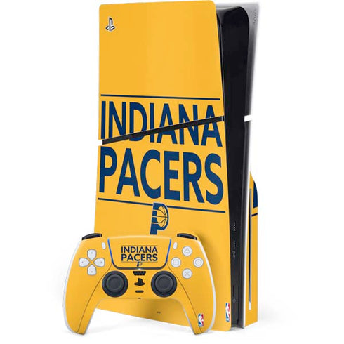 NBA Indiana Pacers Standard - Yellow PS5 Slim Disk Bundle Skin
