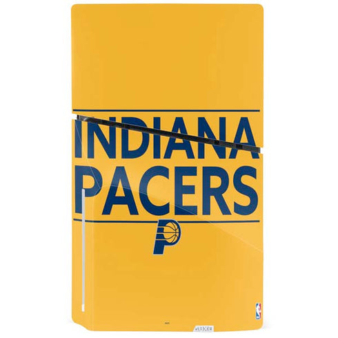 NBA Indiana Pacers Standard - Yellow PS5 Slim Disk Console Skin