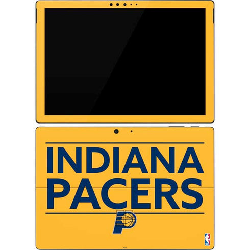 NBA Indiana Pacers Standard - Yellow Surface Pro 7 Skin