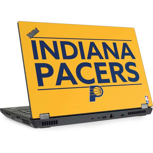NBA Indiana Pacers Standard - Yellow Lenovo ThinkPad Skin