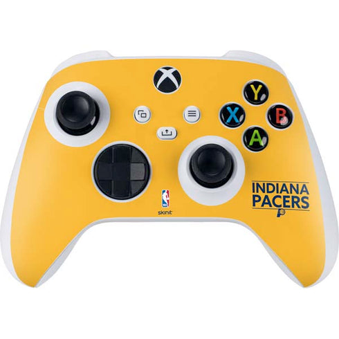 NBA Indiana Pacers Standard - Yellow Xbox Series S Controller Skin