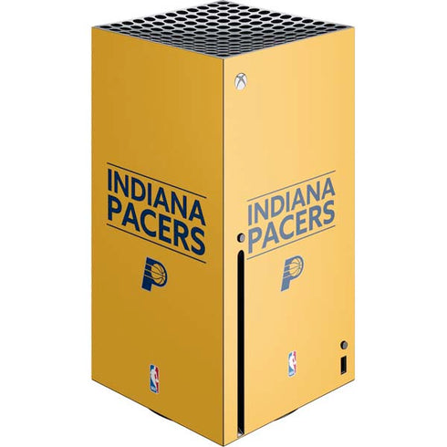 NBA Indiana Pacers Standard - Yellow Xbox Series X Console Skin