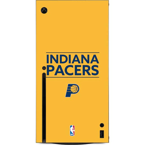NBA Indiana Pacers Standard - Yellow Xbox Series X Console Skin