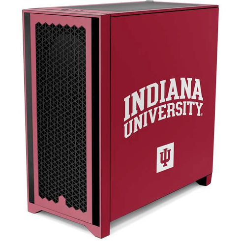 Indiana University Hoosiers Corsair 4000D Tempered Glass Mid-Tower ATX Case Skin