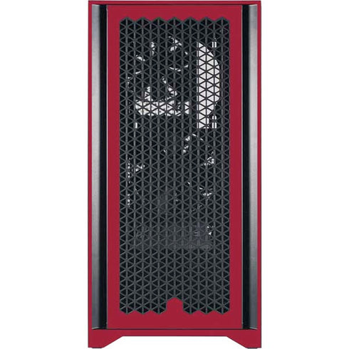 Indiana University Hoosiers Corsair 4000D Tempered Glass Mid-Tower ATX Case Skin