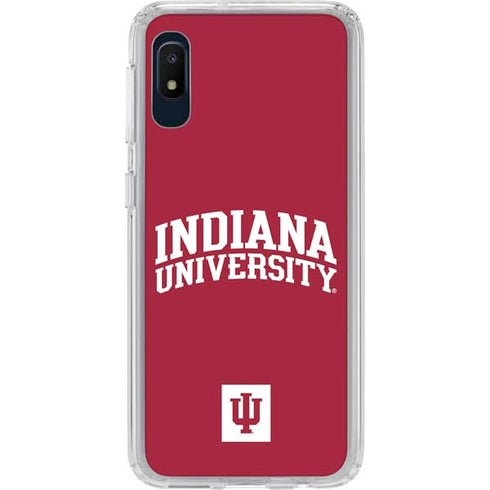 Indiana University Hoosiers Galaxy A10e Clear Case