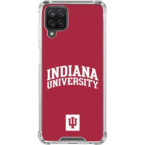 Indiana University Hoosiers Galaxy A12 Clear Case