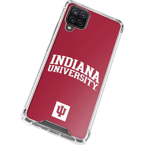 Indiana University Hoosiers Galaxy A12 Clear Case