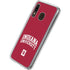 Indiana University Hoosiers Galaxy A20 Clear Case