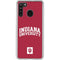 Indiana University Hoosiers Galaxy A21 Clear Case