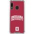 Indiana University Hoosiers Galaxy A30 Clear Case