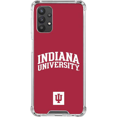 Indiana University Hoosiers Galaxy A32 5G Clear Case