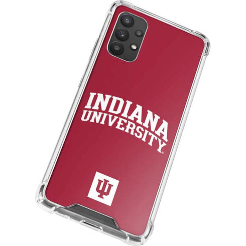 Indiana University Hoosiers Galaxy A32 5G Clear Case