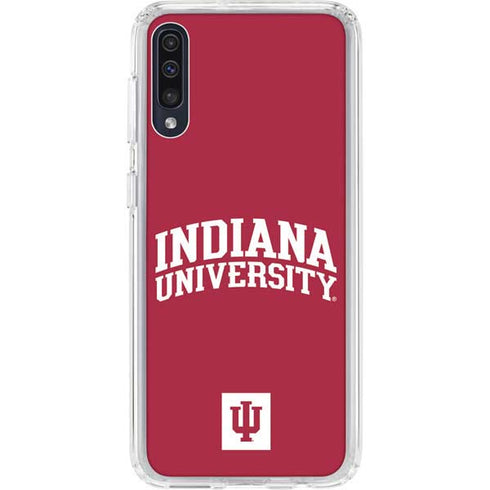 Indiana University Hoosiers Galaxy A50 Clear Case