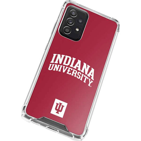 Indiana University Hoosiers Galaxy A52 5G Clear Case