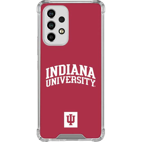 Indiana University Hoosiers Galaxy A53 5G Clear Case