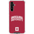 Indiana University Hoosiers Galaxy A54 5G Clear Case