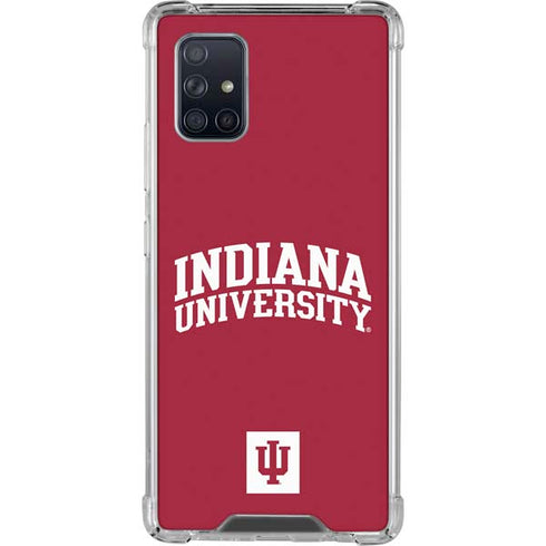 Indiana University Hoosiers Galaxy A71 5G Clear Case