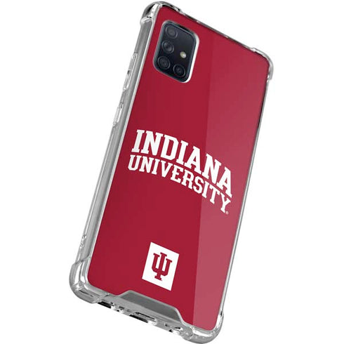 Indiana University Hoosiers Galaxy A71 5G Clear Case