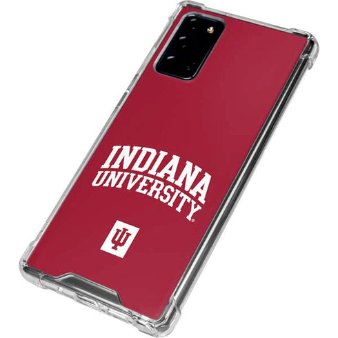 Indiana University Hoosiers Galaxy Note20 5G Clear Case