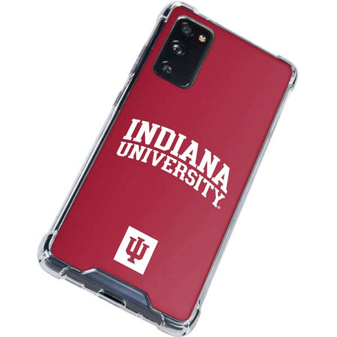 Indiana University Hoosiers Galaxy S20 FE Clear Case