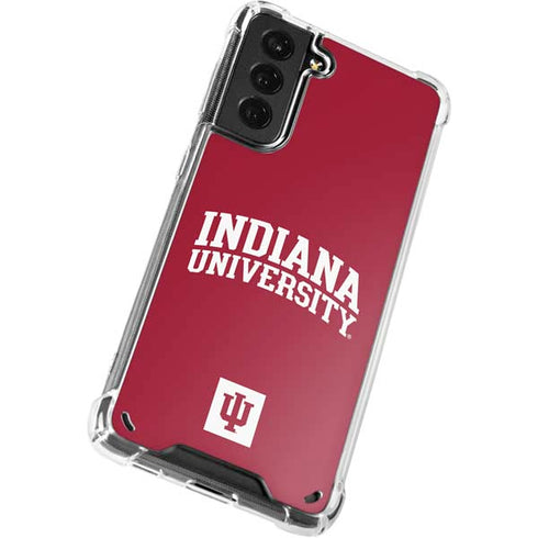 Indiana University Hoosiers Galaxy S21 Plus 5G Clear Case