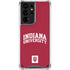 Indiana University Hoosiers Galaxy S21 Ultra 5G Clear Case