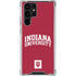 Indiana University Hoosiers Galaxy S22 Ultra Clear Case
