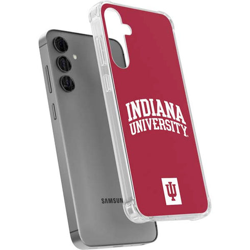 Indiana University Hoosiers Galaxy S24 Plus Clear Case