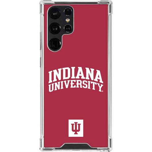 Indiana University Hoosiers Galaxy S24 Ultra Clear Case
