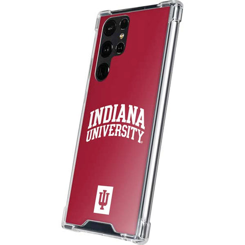 Indiana University Hoosiers Galaxy S24 Ultra Clear Case