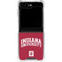 Indiana University Hoosiers Galaxy Z Flip5 5G Clear Case